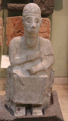 Statue of Idrimi at the British Museum