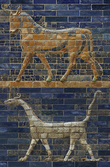 Berlin Ishtar Gate bull and dragon