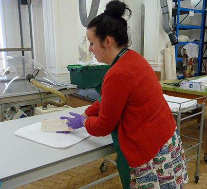 Conservation studio at Birmingham Museum and Art Gallery